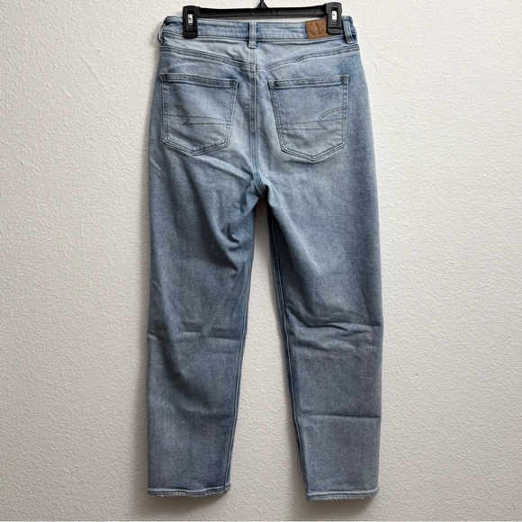 American Eagle AE Mom Straight Jean stretch Women's Jeans size 6 short - Picture 4 of 12